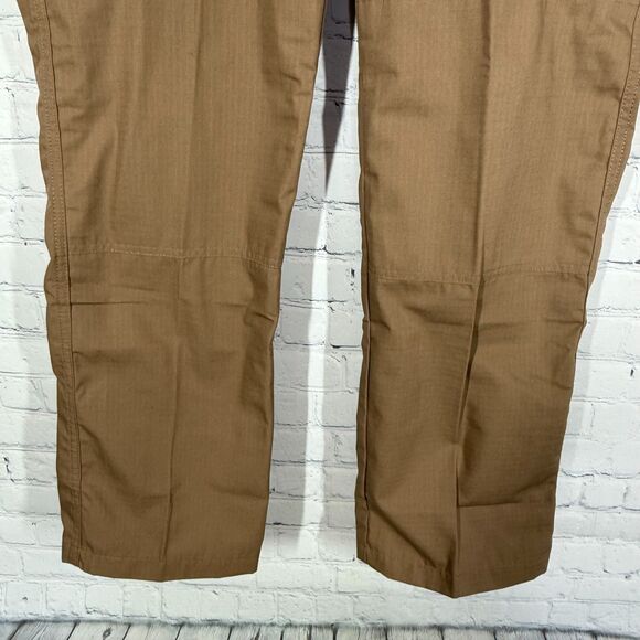 TrueSpec 24-7 Khaki Tactical Pants Women Size 8 X 32 Ripstop Cargo Pockets - Picture 7 of 15